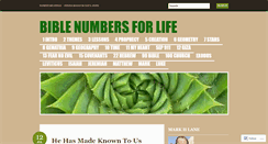 Desktop Screenshot of biblenumbersforlife.com